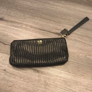 Coach Black Wristlet